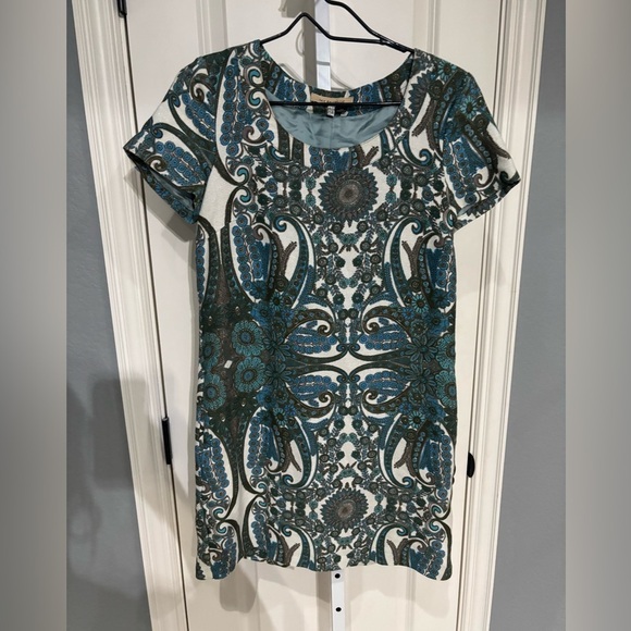 See By Chloe Vintage Patterned Shift Dress Size 6 - Picture 2 of 6